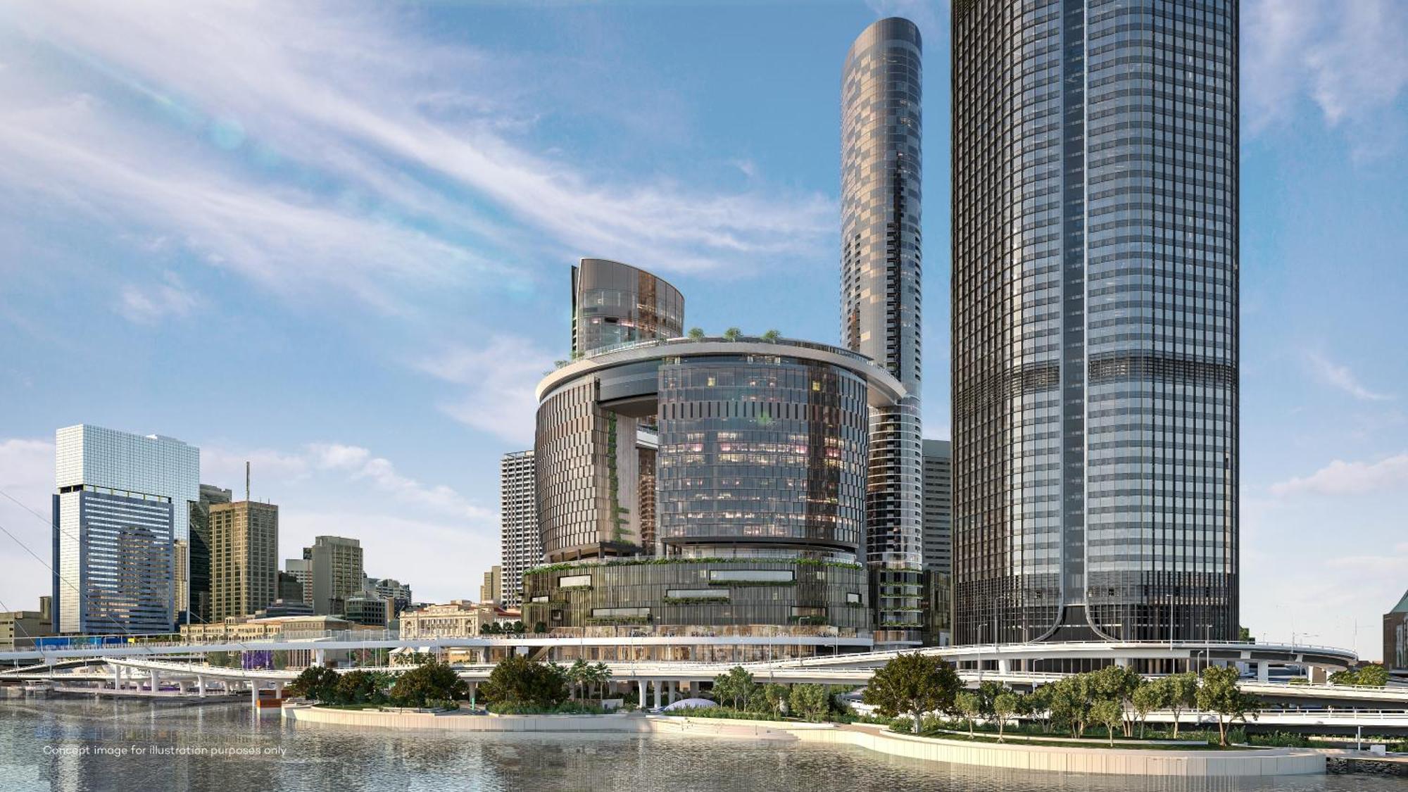 The Star Grand Brisbane Hotell Exteriör bild