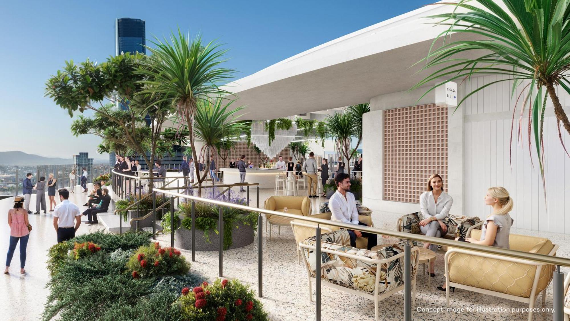 The Star Grand Brisbane Hotell Exteriör bild